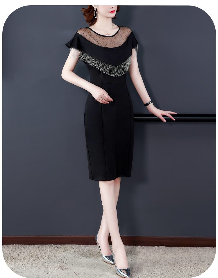 ĐẦM BODY PHỐI TUA RUA CAO CẤP HN643