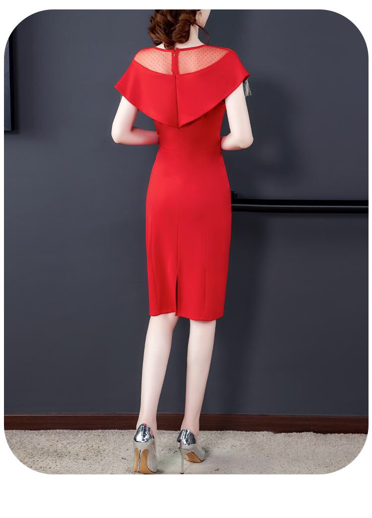 ĐẦM BODY PHỐI TUA RUA CAO CẤP HN643