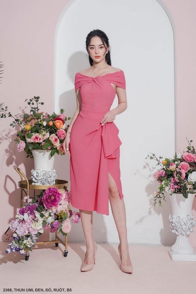 ĐẦM RỚT VAI XẺ LAI QUYẾN RŨ -DN 2368