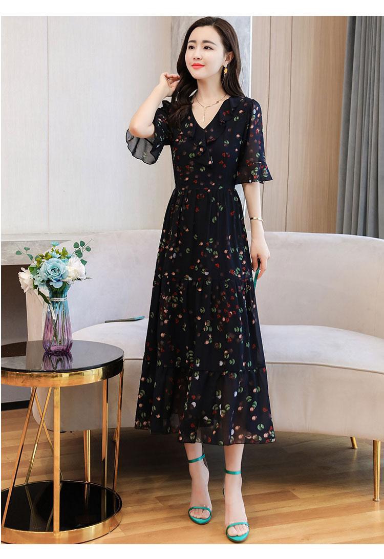 ĐẦM XÒ MAXI VOAN CỔ TIM -HN725