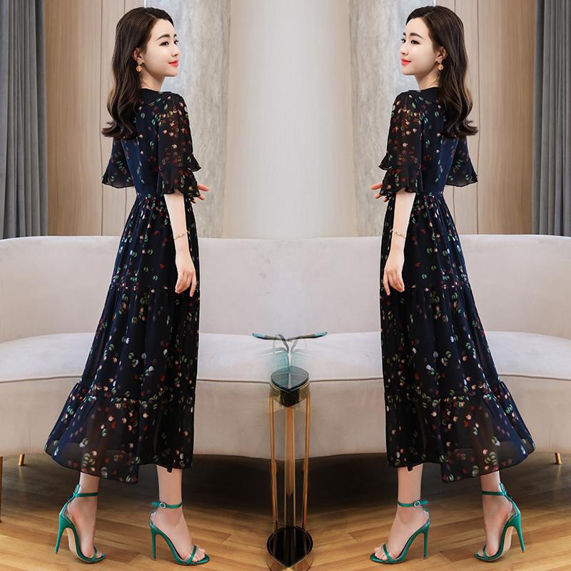 ĐẦM XÒ MAXI VOAN CỔ TIM -HN725
