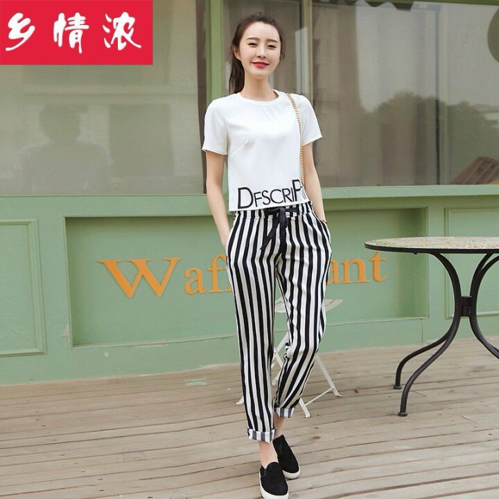 Set Bộ Thời TRang Quần Sọc Cá Tính - BTN187