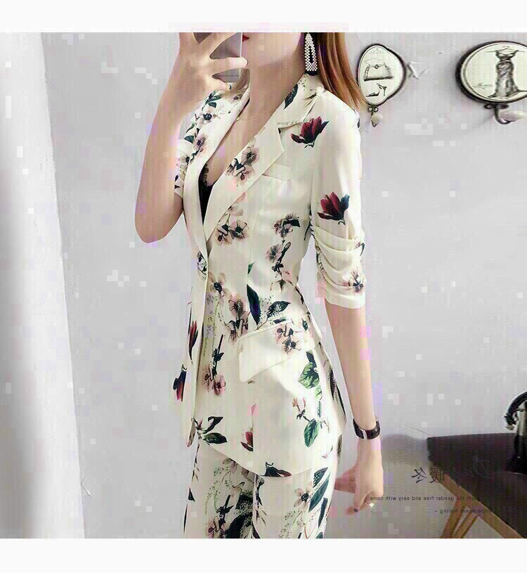 SET BỘ VEST HỌA TIẾT DUYÊN DÁNG - VN58