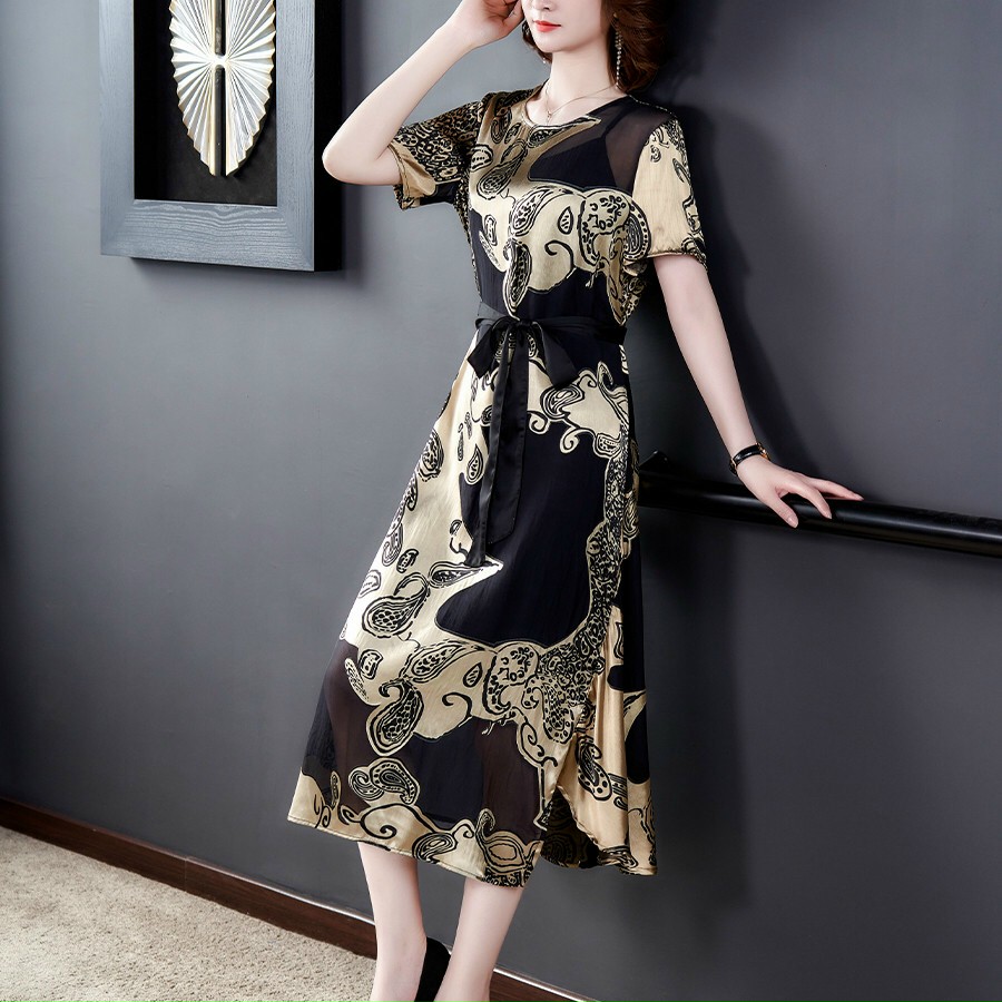 Đầm 2 dây cột nơ vai chất vải Đũi bo eo FreeSize dưới 52kg - Đầm, váy nữ |  ThờiTrangNữ.vn
