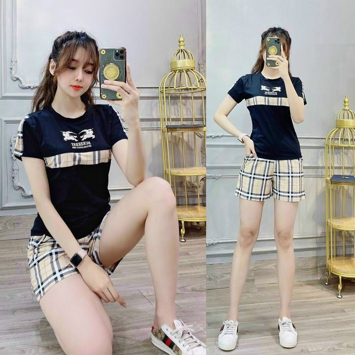 Set Bộ Thời Trang Phối Họa Tiết Quần Ngắn - BTN220