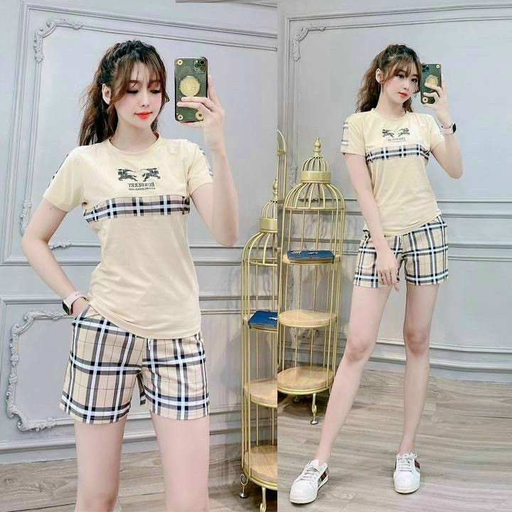 Set Bộ Thời Trang Phối Họa Tiết Quần Ngắn - BTN220
