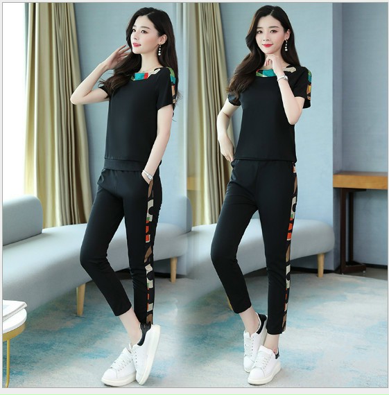 Set Bộ Thời Trang Phối Họa Tiết Chữ - BTN224