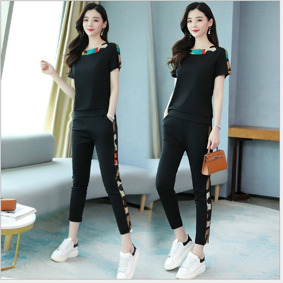Set Bộ Thời Trang Phối Họa Tiết Chữ - BTN224