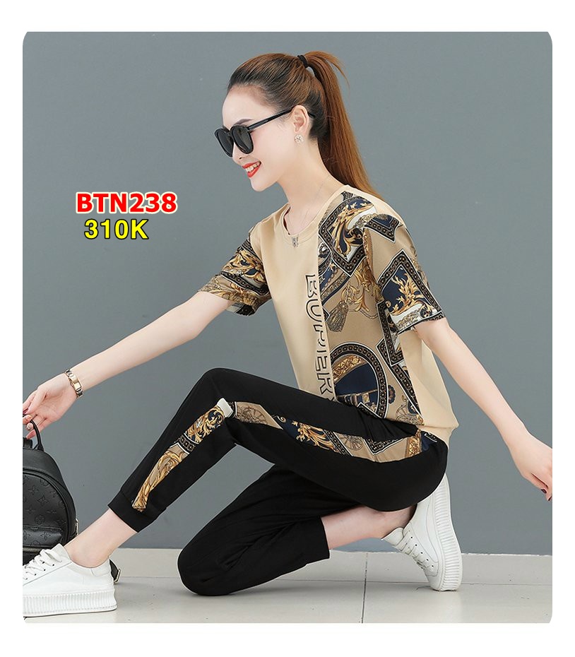 Set Bộ Thời Trang Phối Họa Tiết Thổ Cẩm - BTN238