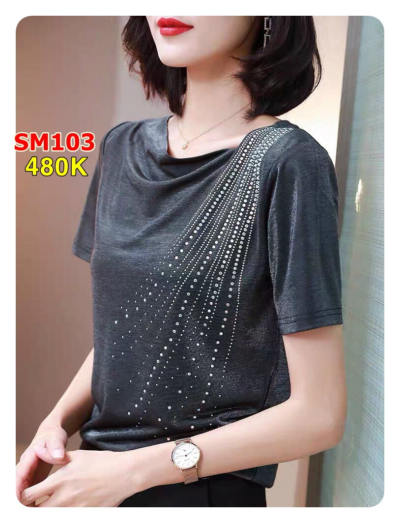 Áo Kiểu Kết Hạt - SM104
