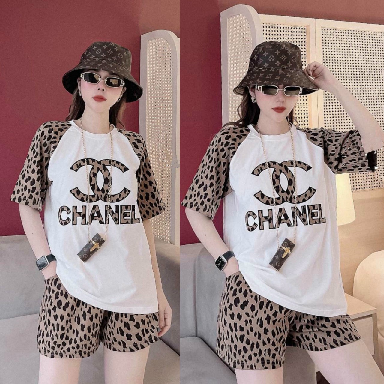 SET BỘ THỜI TRANG CHANEL PHỐI BEO BTN308