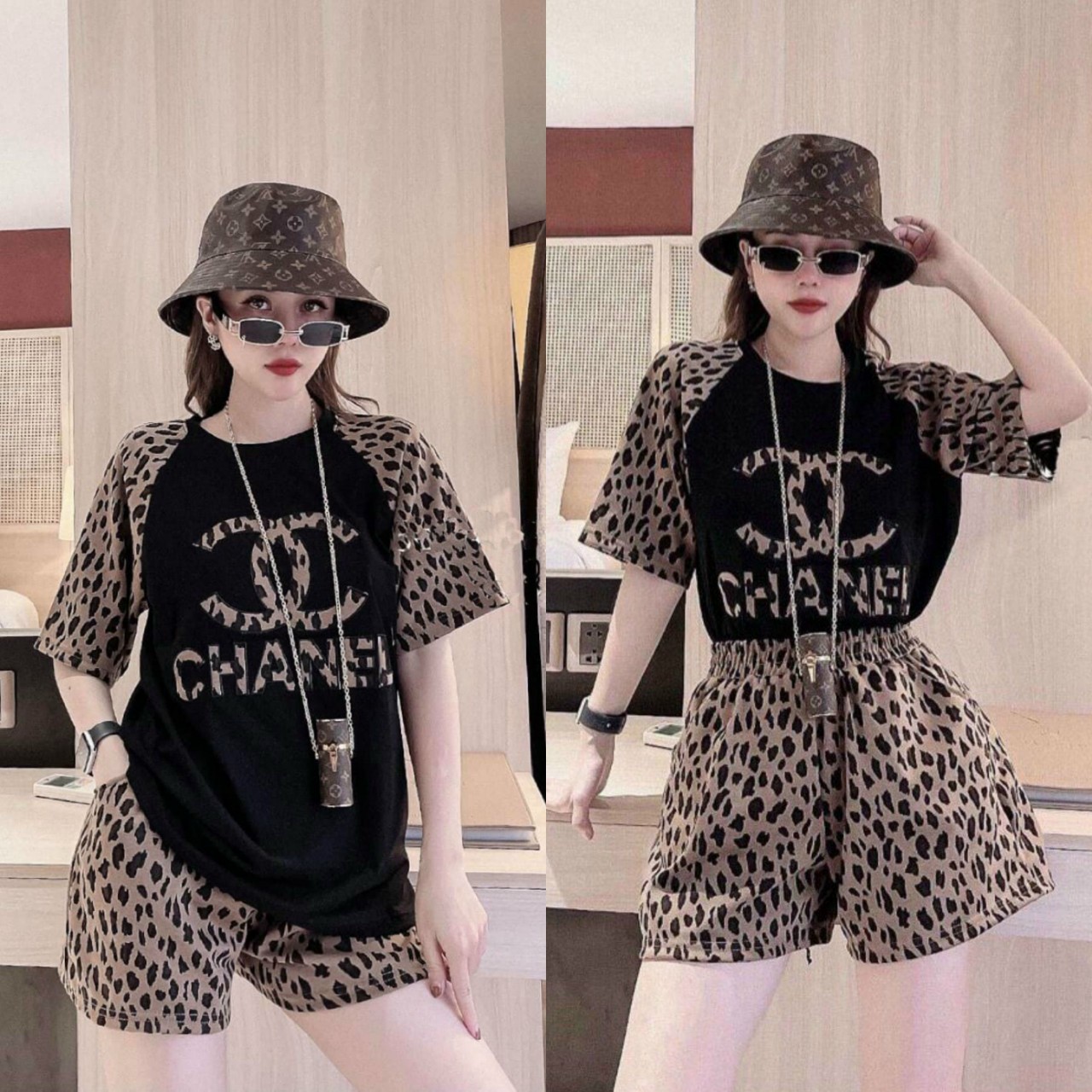 SET BỘ THỜI TRANG CHANEL PHỐI BEO BTN308