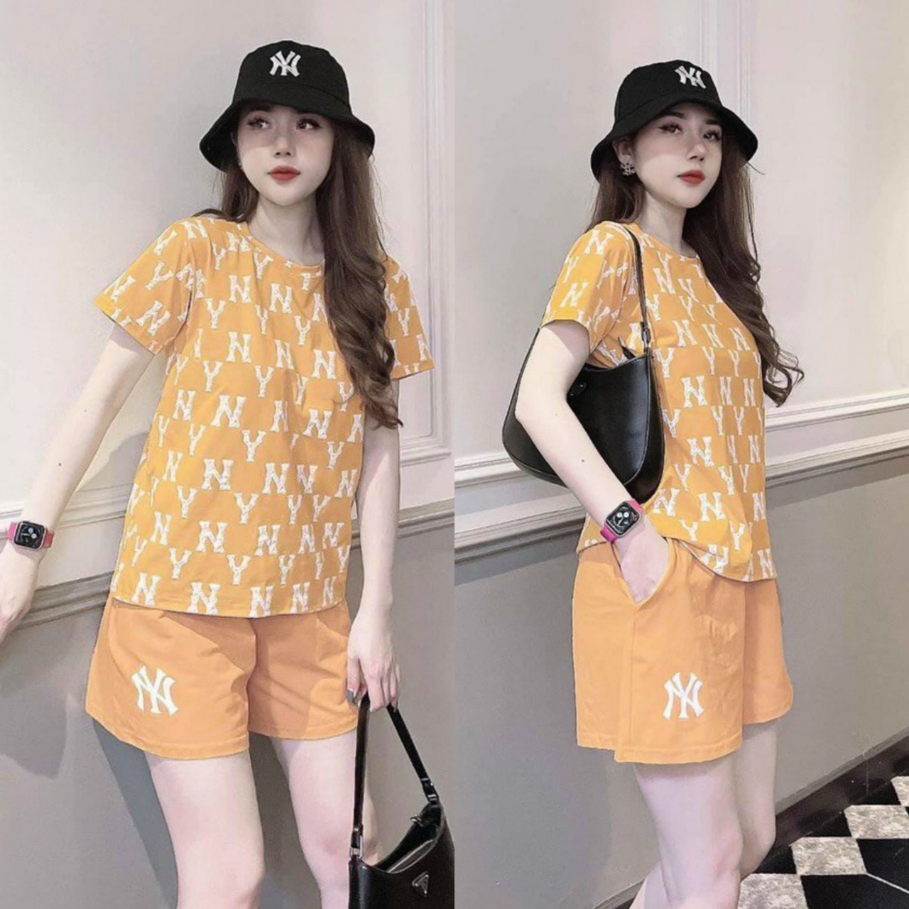 SET BỘ THỜI TRANG PHỐI HỌA TIẾT NY THÊU - BTN400