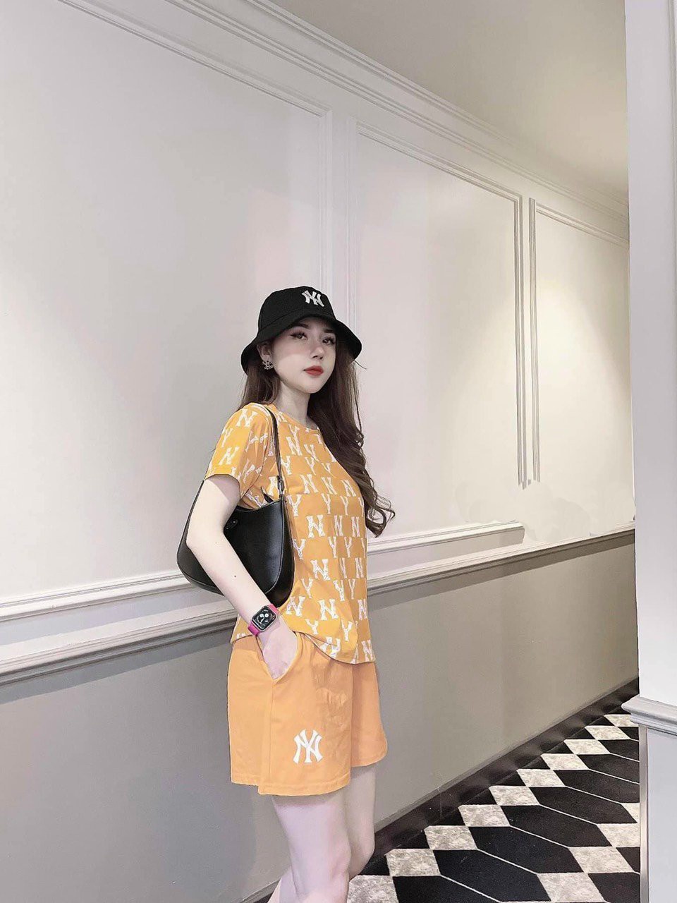 SET BỘ THỜI TRANG PHỐI HỌA TIẾT NY THÊU - BTN400