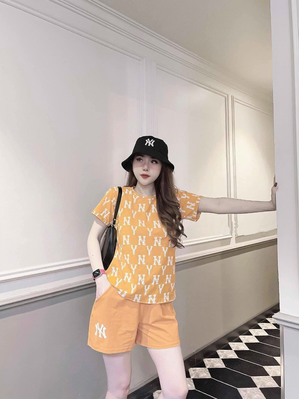 SET BỘ THỜI TRANG PHỐI HỌA TIẾT NY THÊU - BTN400
