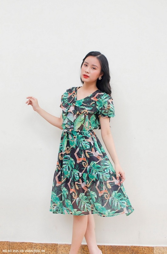 ĐẦM MAXI ĐI BIỂN XINH XẮN TRẺ TRUNG CÁ TÍNH-2531