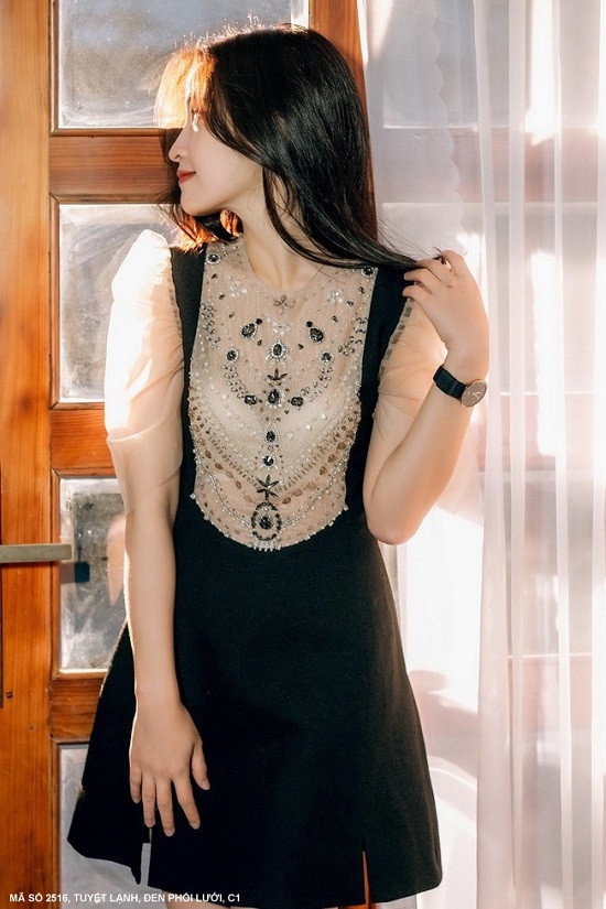 ĐẦM TAY PHÙNG PHỐI LƯỚI KẾT NGỌC TRAI SANG TRỌNG XINH XẮN-2516