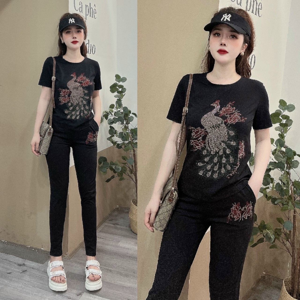 SET BỘ THỜI TRANG CƯỜM ĐÁ HÌNH CÔNG SANG CHẢNH- BTN445