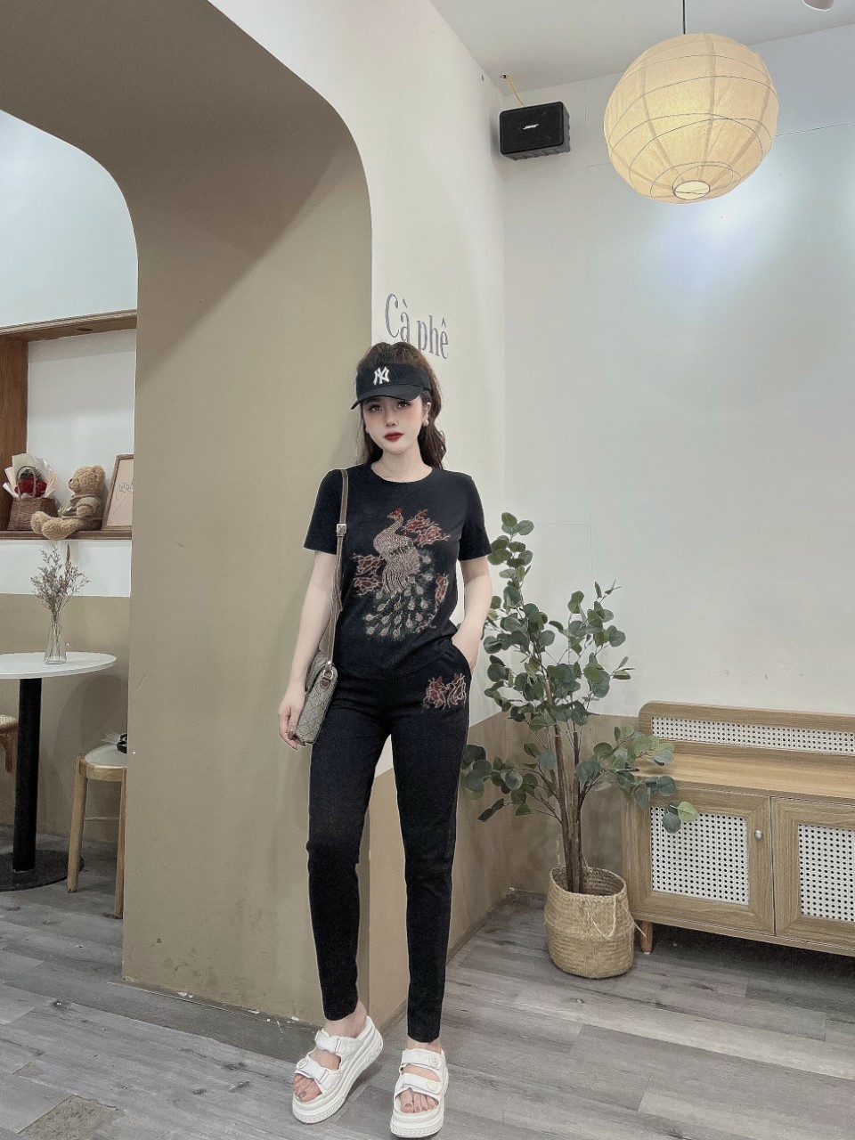 SET BỘ THỜI TRANG CƯỜM ĐÁ HÌNH CÔNG SANG CHẢNH- BTN445