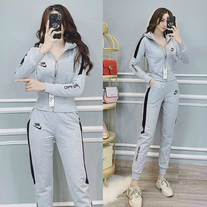 Bộ đồ thể thao hotgir thêu cực đẹp cao cấp-BTN454