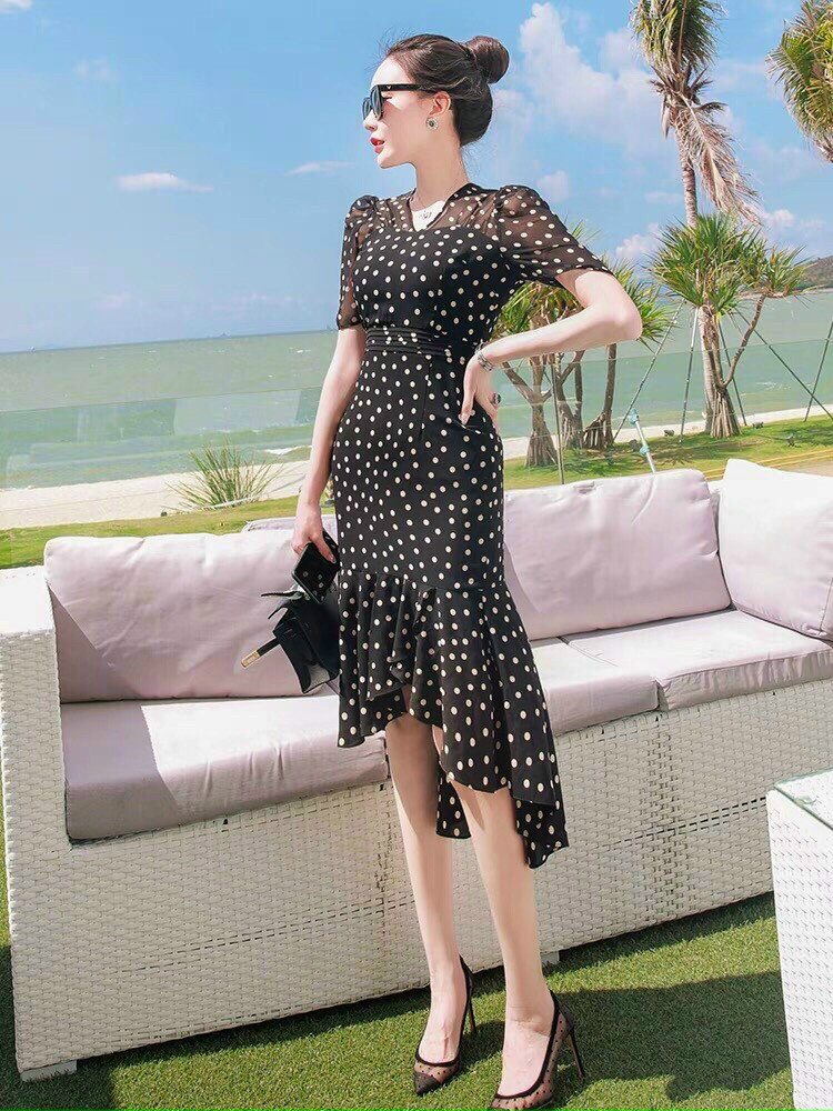 ĐẦM BI BODY ĐUÔI CÁ CAO CẤP SANG TRỌNG-HN1159
