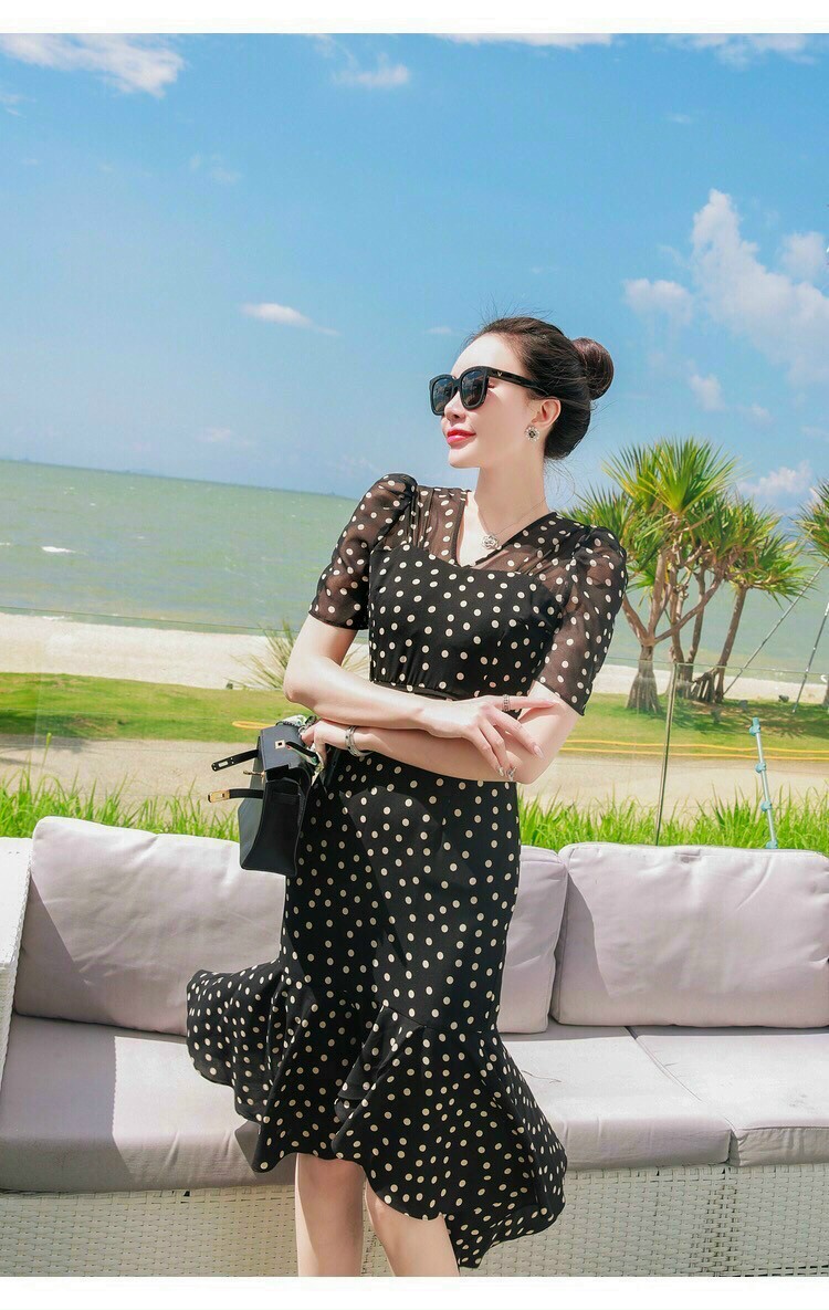 ĐẦM BI BODY ĐUÔI CÁ CAO CẤP SANG TRỌNG-HN1159