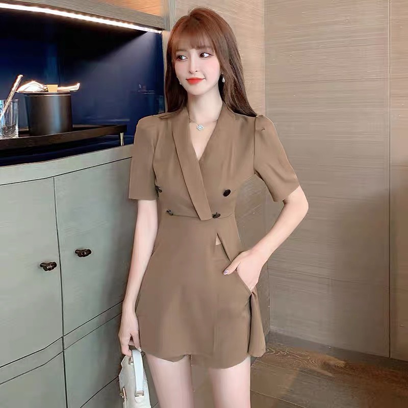 SET BỘ LỤA CỔ VEST SANG TRỌNG CAO CẤP-HN1194