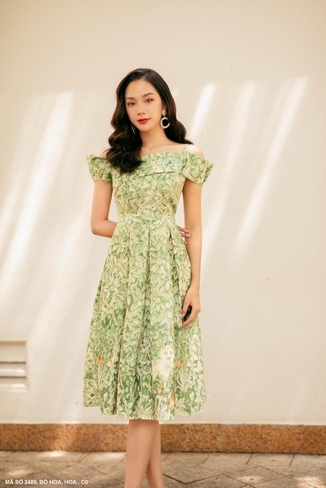 Đầm xoè đẹp thiết kế độc đáo sang trọng hàng cao cấp 1400k http://Lien –  lien fashion