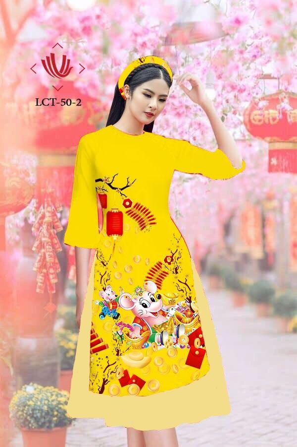 Set ADCT tơ nhung cao cấp in chuột canh tý 2020 AV303