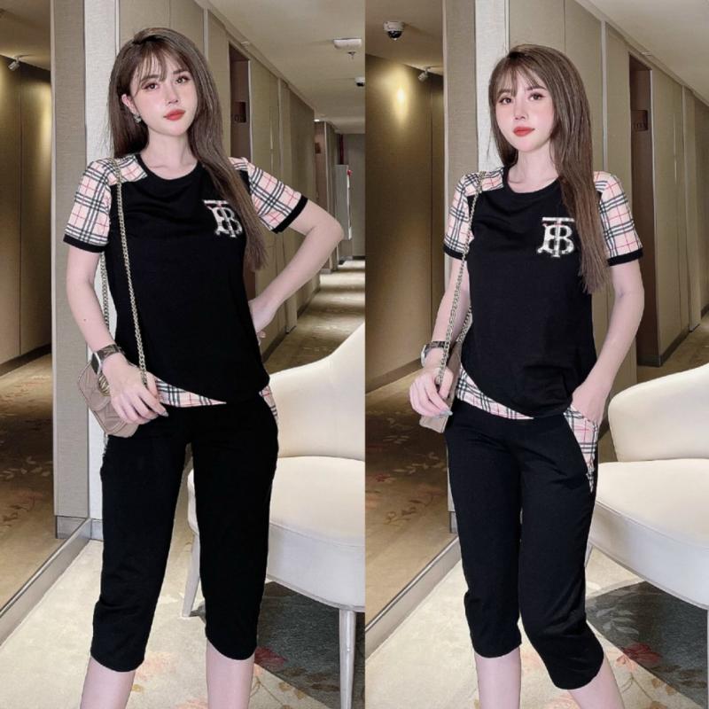 SET BỘ THỜI TRANG PHỐI HỌA TIẾT BBR BT THÊU - BTN368
