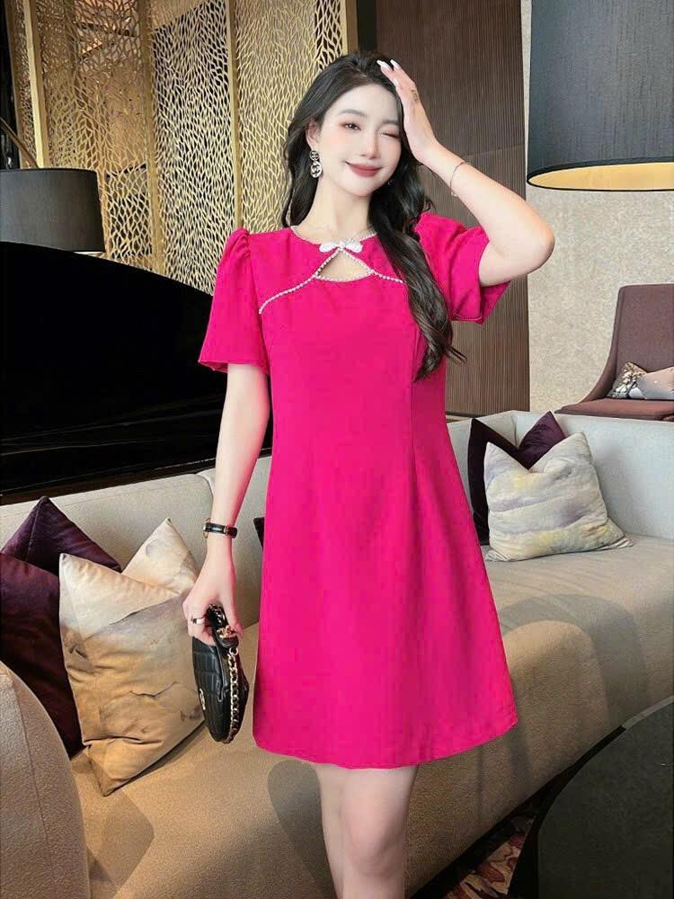ĐẦM SUÔNG CỔ KHOÉT CAO CẤP