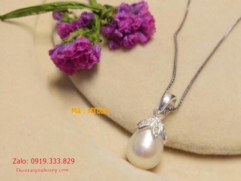 DÂY CHUYỀN VÀ MẶT DÂY CHUYỀN NGỌC TRAI NT03