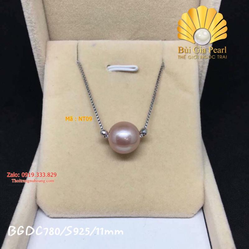 Dây chuyền xuyên viên Ngọc tím NT09