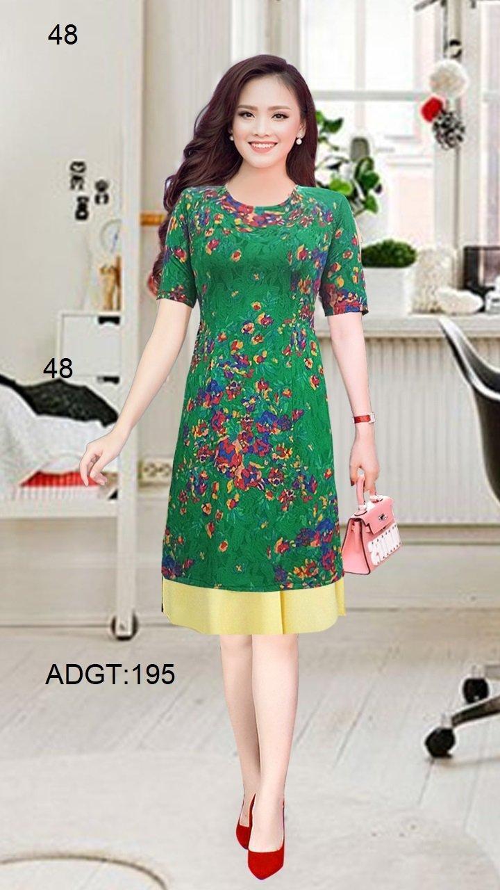 Set áo dài cách tân gấm thun cao cấp AV086