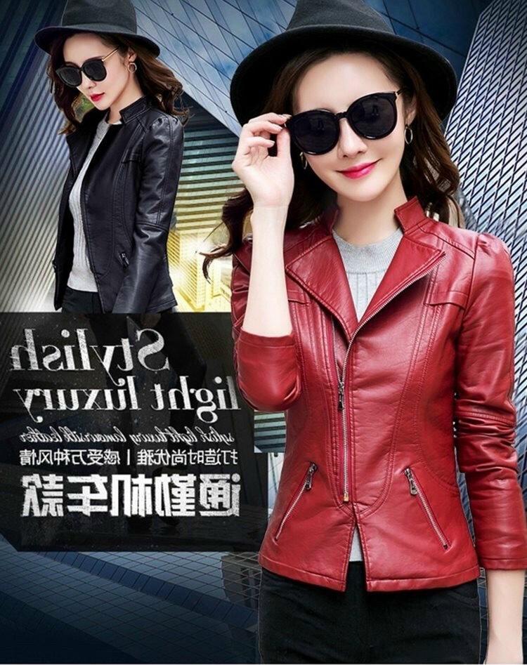 Áo Khoác Da Cổ Vest Dáng Ngắn - AOKHOAC65