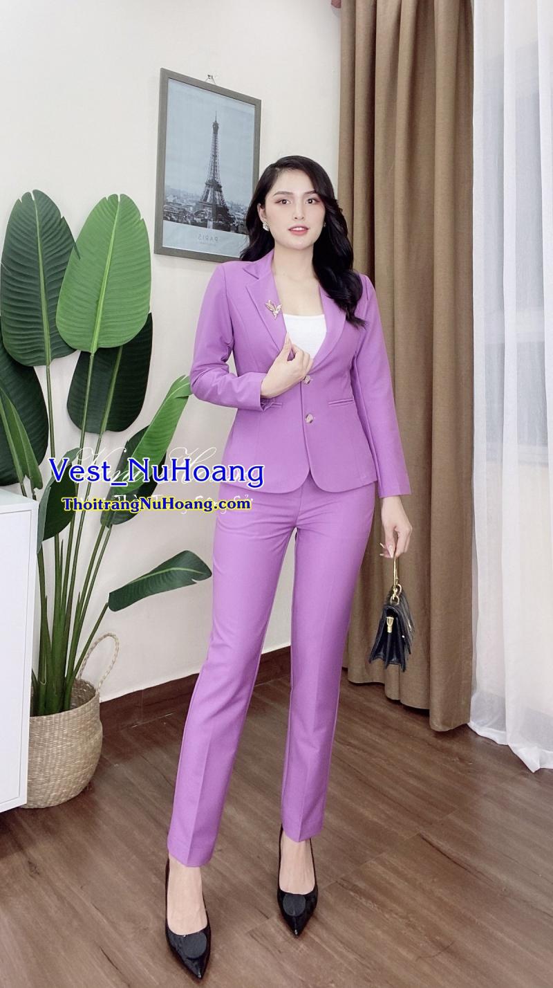 Bộ vest nữ cao cấp kiểu dáng công sở sang chảnh QCNP2262 | Shopee Việt Nam