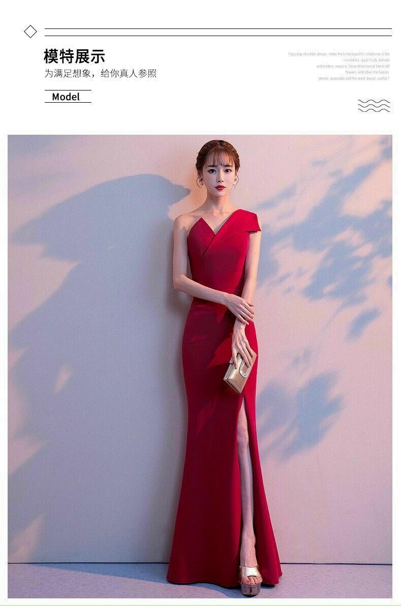 Váy đầm dạ hội đơn sắc Hàn Quốc đẹp, cao cấp, sang trọng 2016