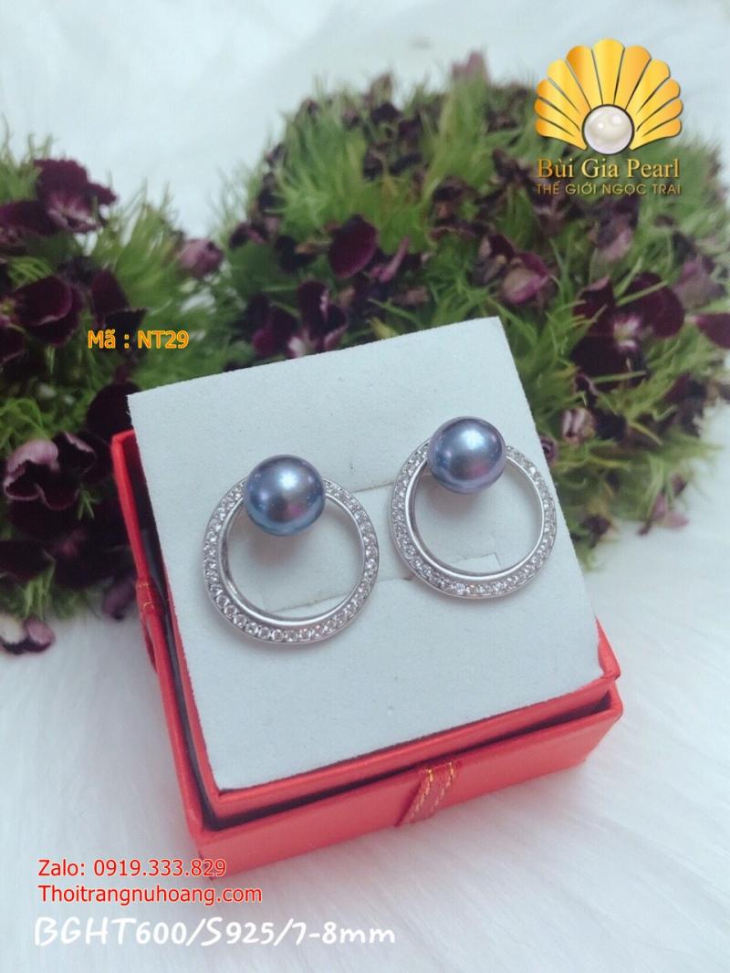 Hoa Tai Ngọc Trai Thiết Kế Duyên Dáng & Sang Trọng, Thanh lịch.NT29