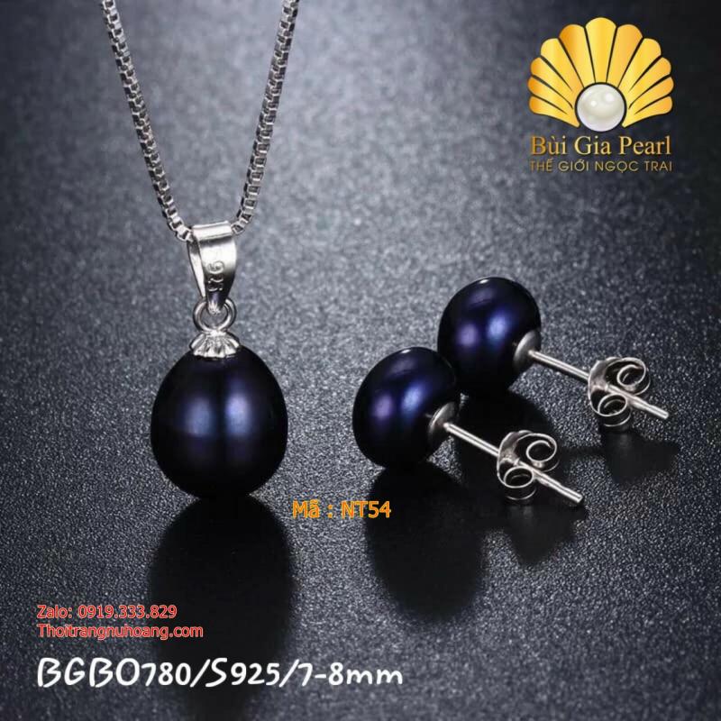 Dây Chuyền Và Hoa Tai Nụ Ngọc Trai Xinh NT54