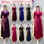 Đầm nhung cao cấp làm xui, dự tiệc sang trọng VH764
