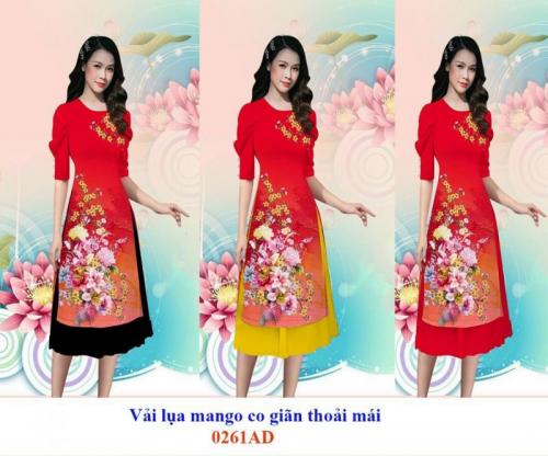 Set Áo Dài Tay Phòng - AV377