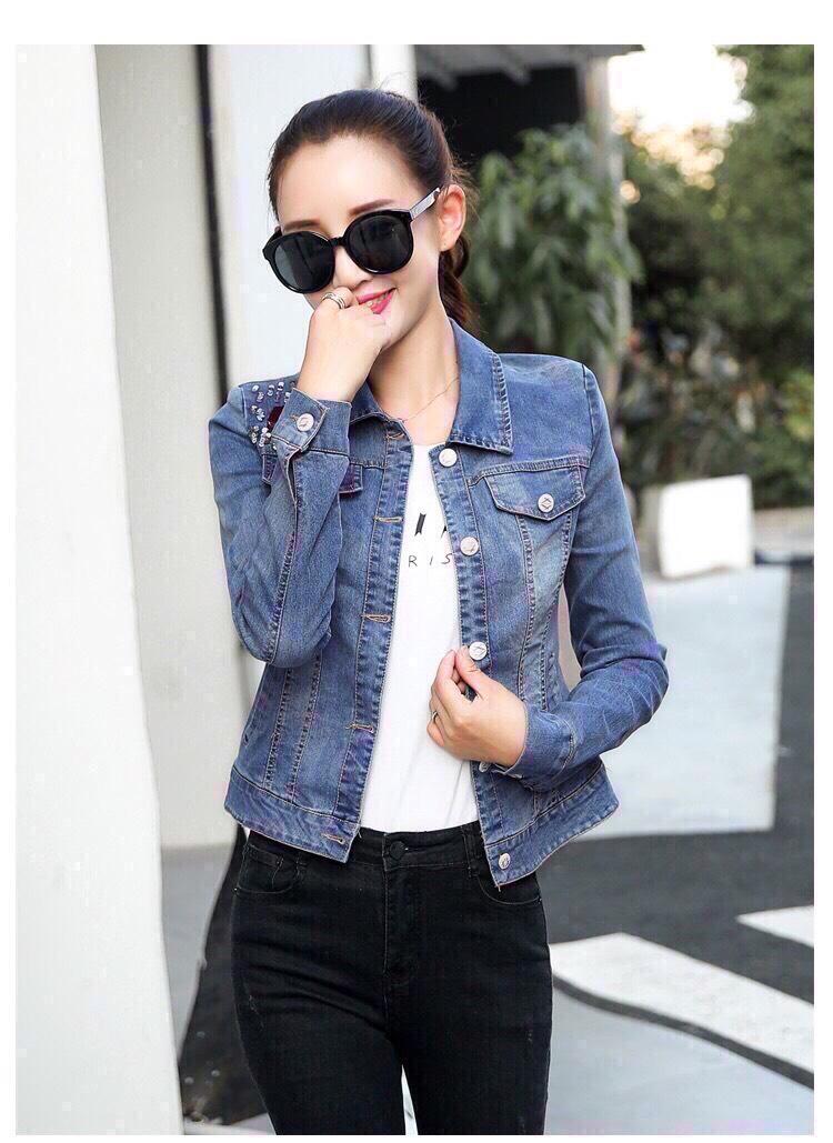 ÁO KHOÁC JEAN ĐÔI MÔI KIM SA CAO CẤP-SM42