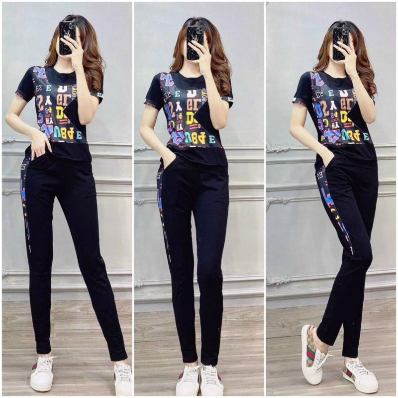 Set Bộ Thời Trang Phối Họa Tiết Toán Học -BTN189