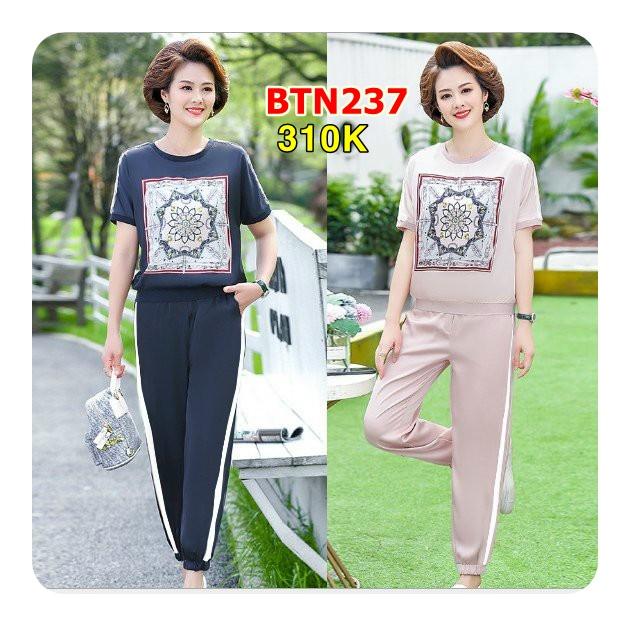 Set Bộ Thời Trang Hoa Văn 3D Mới Lạ - BTN237
