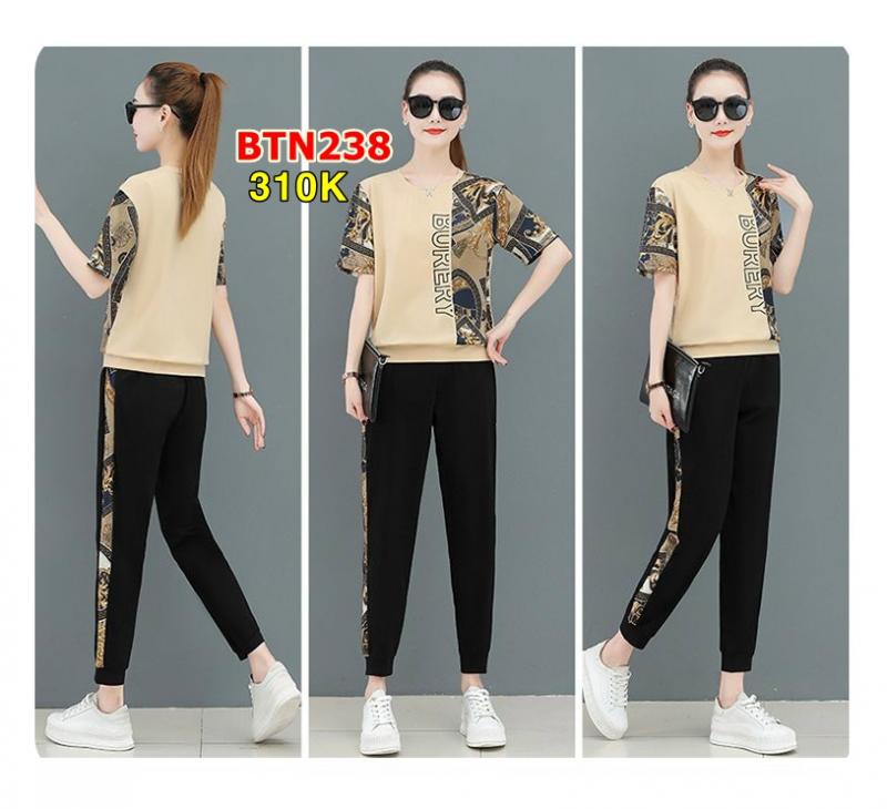 Set Bộ Thời Trang Phối Họa Tiết Thổ Cẩm - BTN238