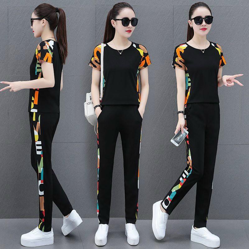 SET BỘ THỜI TRANG PHÓI HỌA TIẾT CHỮ - BTN257