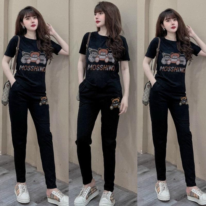 SET BỘ THỜI TRANG CƯỜM ĐÁ MOSCHINO SANG TRONG-BTN444