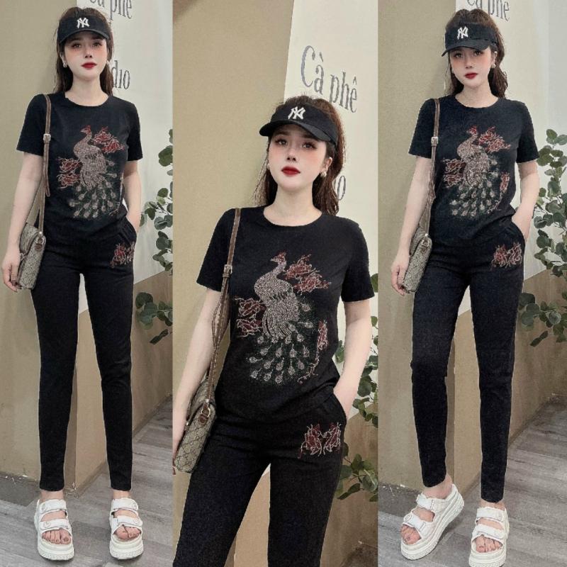 SET BỘ THỜI TRANG CƯỜM ĐÁ HÌNH CÔNG SANG CHẢNH- BTN445
