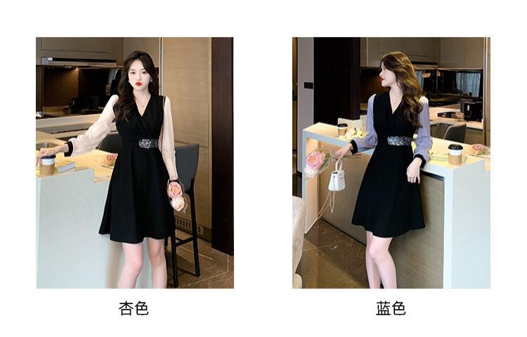 ĐẦM XÒE TAY VOAN EO KIM SA CAO CẤP SANG TRỌNG-HN1208