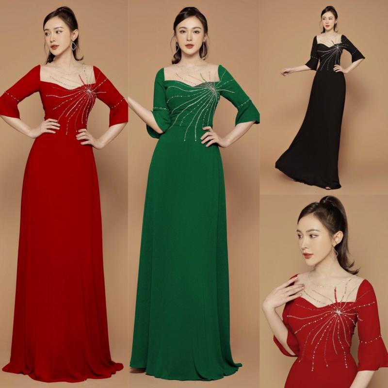 Hàng Có Sẵn] Đầm Dạ Hội Màu Đen Phong Cách Mới 2022 Cho Nữ | Shopee Việt Nam